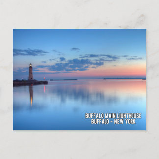 Cartes Pour Fêtes Annuelles Buffalo Main Lighthouse Buffalo - New York Postcar