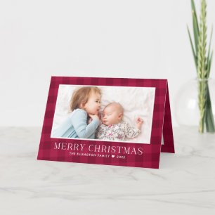 Cartes Pour Fêtes Annuelles Buffalo Plaid Christmas Newsletter Galerie de phot