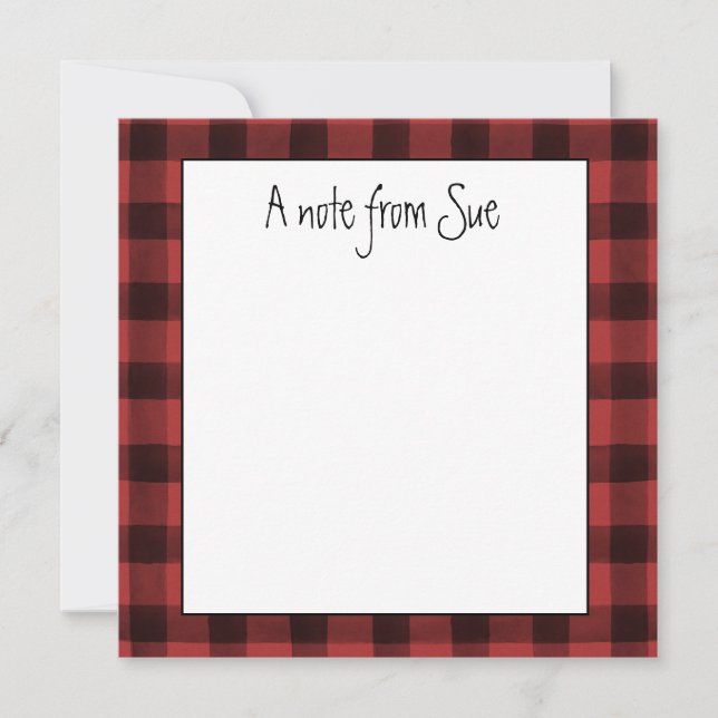 Cartes Pour Fêtes Annuelles Buffle personnalisé posé (Devant)