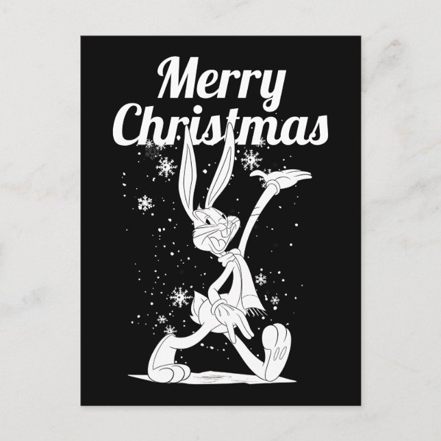 Cartes Pour Fêtes Annuelles BUGS BUNNY™ dans le S.N.O.W. (Devant)