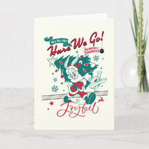 Cartes Pour Fêtes Annuelles BUGS BUNNY™ - Ho Ho Ho, Nous voilà partis !