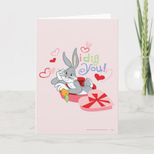 Cartes Pour Fêtes Annuelles BUGS BUNNY™ Je T'Ai Creusé !