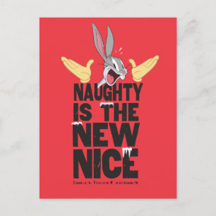 Cartes Pour Fêtes Annuelles BUGS BUNNY™ "Naughty Is The New Nice"