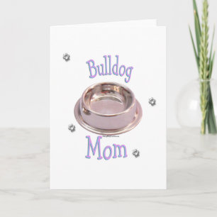 Cartes Pour Fêtes Annuelles Bulldog Maman