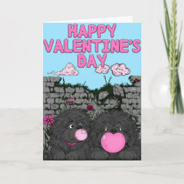 Cartes Pour Fêtes Annuelles Bulles d'Amour (vierge à l'intérieur)