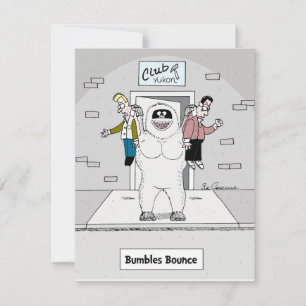 Cartes Pour Fêtes Annuelles Bumbles Bouncer