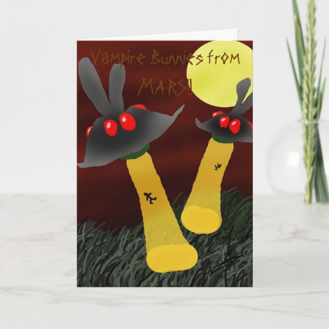 Cartes Pour Fêtes Annuelles Bunny (Devant)