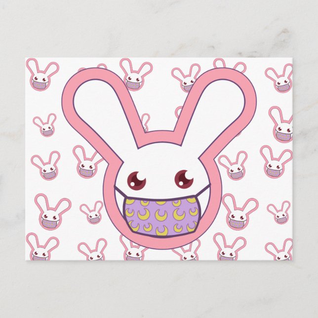 Cartes Pour Fêtes Annuelles Bunny de sécurité (Devant)