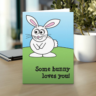 Cartes Pour Fêtes Annuelles Bunny - Je préférerais être l'agriculture ! animal