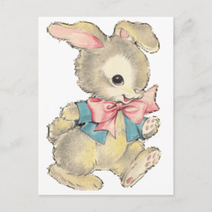 Cartes Pour Fêtes Annuelles Bunny vintage de Pâques