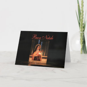 Cartes Pour Fêtes Annuelles Buon Natale Brûler des bougies Noël
