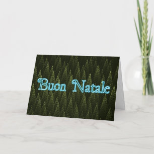 Cartes Pour Fêtes Annuelles Buon Natale - Conifères