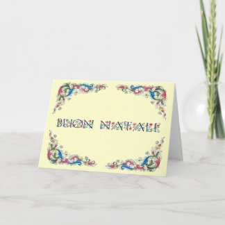 Cartes Pour Fêtes Annuelles Buon natale - Design Florencia