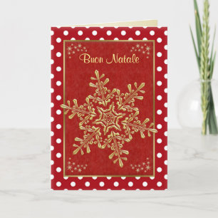 Cartes Pour Fêtes Annuelles Buon Natale Italian Christmas
