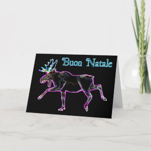 Cartes Pour Fêtes Annuelles Buon Natale - orignal électrique