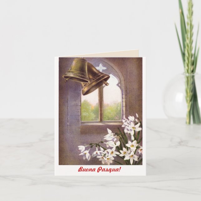 Cartes Pour Fêtes Annuelles Buona formel classique Pasqua (italien) (Devant)