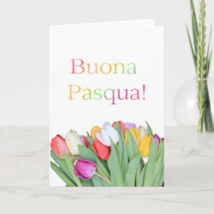 Cartes Pour Fêtes Annuelles Buona Pasqua Italien Bonne Pâques