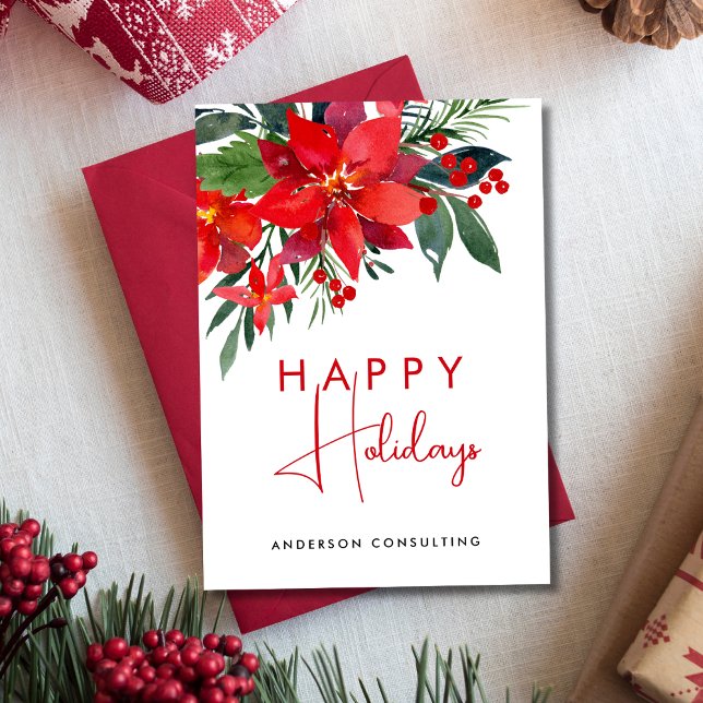 Cartes Pour Fêtes Annuelles Business Happy Holidays Moderne (Créateur téléchargé)