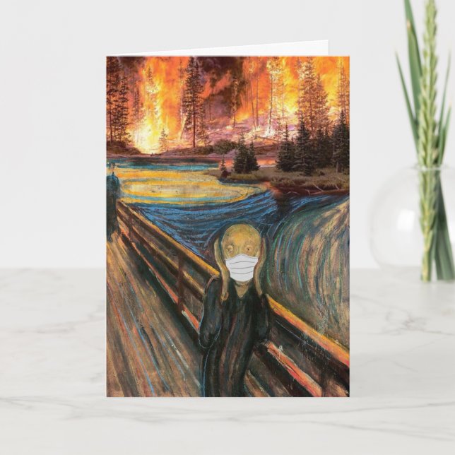 Cartes Pour Fêtes Annuelles Ça a été une année difficile (Devant)