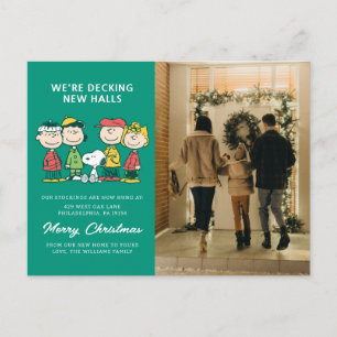 Cartes Pour Fêtes Annuelles cacahuètes   Arbre de Noël de menthe poivrée