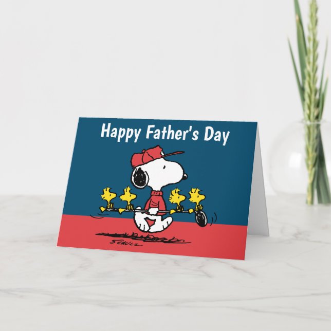 Cartes Pour Fêtes Annuelles Cacahuètes | Joyeuse fête des pères de golf (Devant)