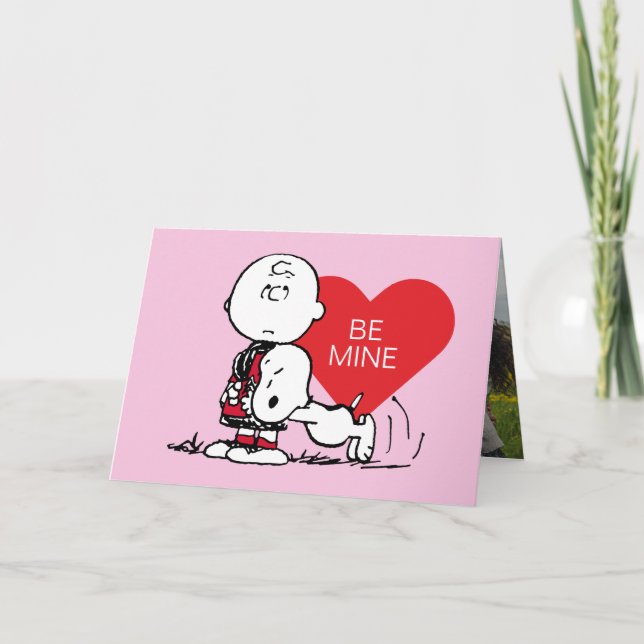 Cartes Pour Fêtes Annuelles cacahuètes | Snoopy & Charlie Brown Valentine (Devant)