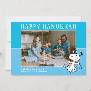 Cartes Pour Fêtes Annuelles cacahuètes   Snoopy Happy Hanoukka