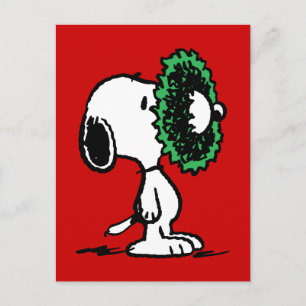 Cartes Pour Fêtes Annuelles cacahuètes   Snoopy pour les fêtes