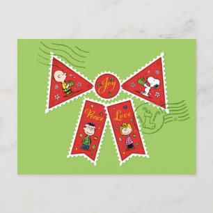 Cartes Pour Fêtes Annuelles cacahuètes Timbres de poterie de Noël