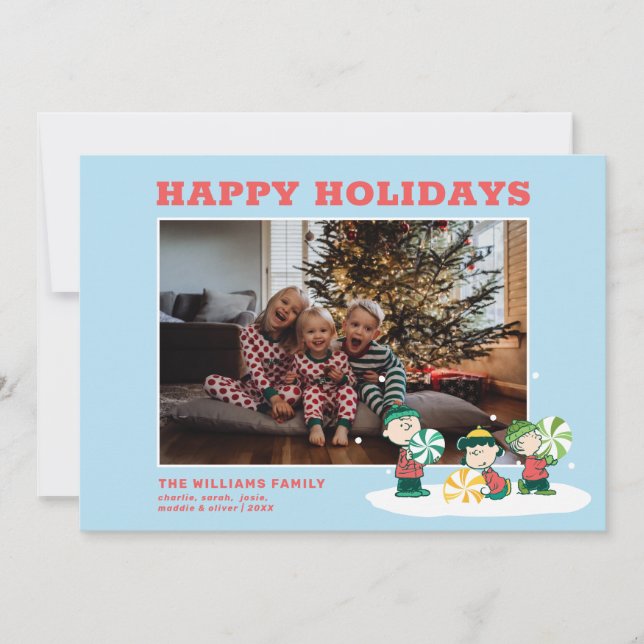Cartes Pour Fêtes Annuelles Cacahuètes | Un Cadeau Pour Vous (Devant)