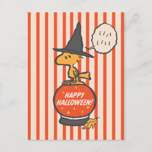 Cartes Pour Fêtes Annuelles cacahuètes   Vintages bandes de sorcières en bois