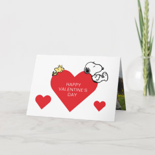 Cartes Pour Fêtes Annuelles cacahuètes   Woodstock & Snoopy Valentine