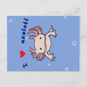Cartes Pour Fêtes Annuelles Cadeau Axolotl  Axolotl Mignon Pour Anniversaire 