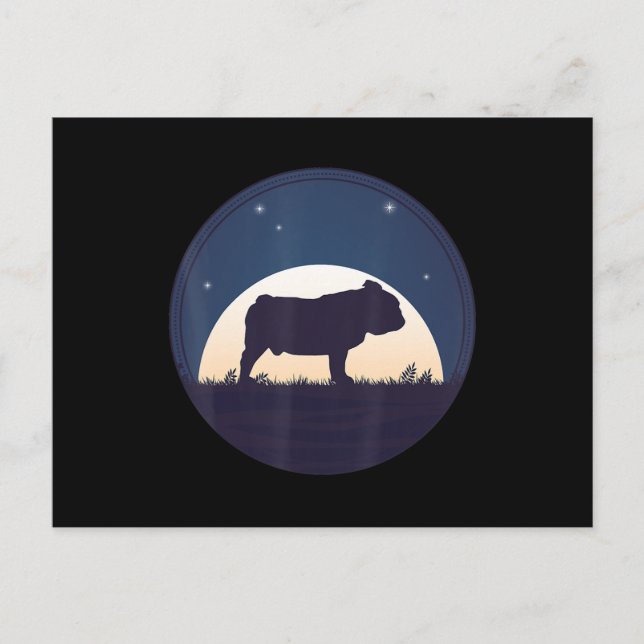 Cartes Pour Fêtes Annuelles Cadeau Bulldog | Cadeau de Bulldog Lover en anglai (Devant)