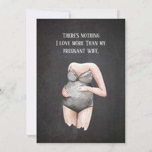Cartes Pour Fêtes Annuelles Cadeau de grossesse romantique et charmant pour fe