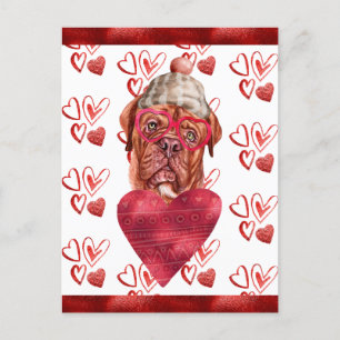 Cartes Pour Fêtes Annuelles Cadeau de la Saint-Valentin pour amateur de chiens