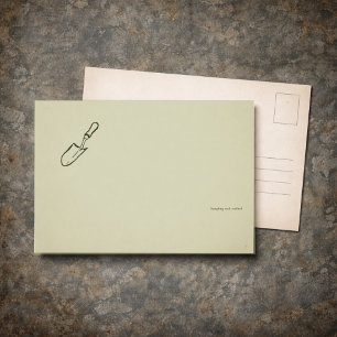 Cartes Pour Fêtes Annuelles Cadeau de lecture pour un jardin botanique minimal