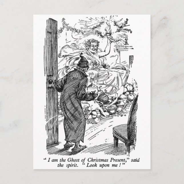 Cartes Pour Fêtes Annuelles Cadeau de Noël (avec le texte) (Devant)
