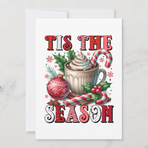 Cartes Pour Fêtes Annuelles Cadeau de Noël C'est la saison du cacao chaud