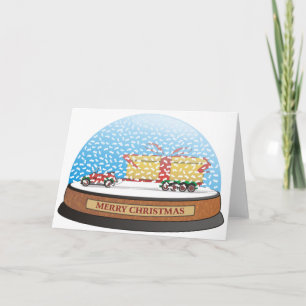 Cartes Pour Fêtes Annuelles Cadeau de Noël de voiture d'Eco