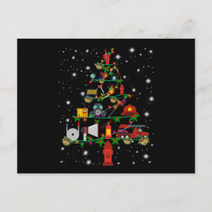 Cartes Pour Fêtes Annuelles Cadeau de sapeur-pompier   Joyeux Noël Sapeur-Pomp