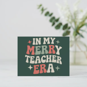 Cartes Pour Fêtes Annuelles Cadeau de vie d'enseignant préscolaire à l'ère de 