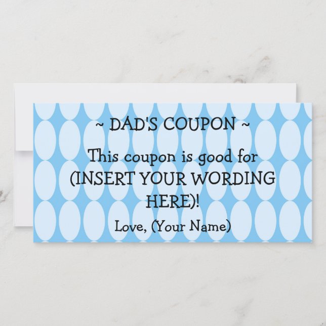 CARTES POUR FÊTES ANNUELLES CADEAU D'HANOUKKA PERSONNALISÉ POUR PAPA (Devant)