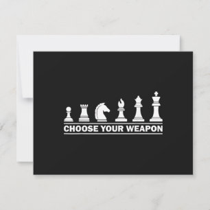 Cartes Pour Fêtes Annuelles Cadeau drôle d'échecs pour les enfants amateurs d'