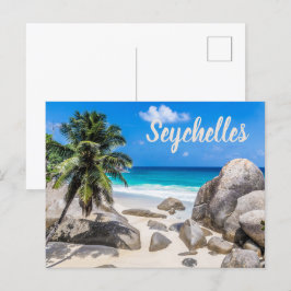 Cartes Pour Fêtes Annuelles cadeau Mahe Seychelles Carana Beach