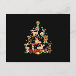 Cartes Pour Fêtes Annuelles Cadeaux Amoureux de les chiens Chihuahua Arbre Lum