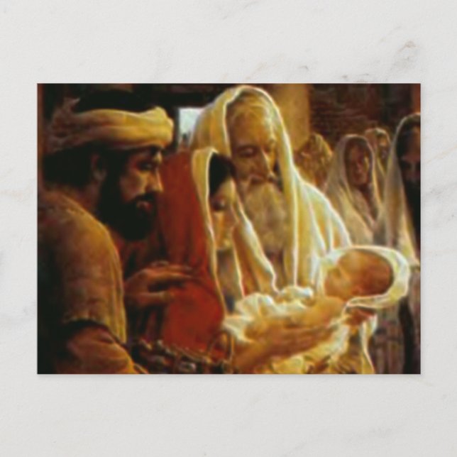 Cartes Pour Fêtes Annuelles Cadeaux de crèches pour Noël (Devant)