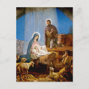 Cartes Pour Fêtes Annuelles Cadeaux de crèches pour Noël