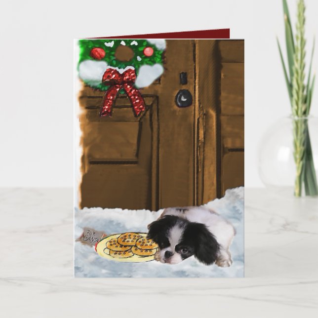 Cartes Pour Fêtes Annuelles Cadeaux de Noël de Chin de Japonais (Devant)