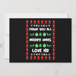 Cartes Pour Fêtes Annuelles Cadeaux de Noël de la DRH d'entreprise 